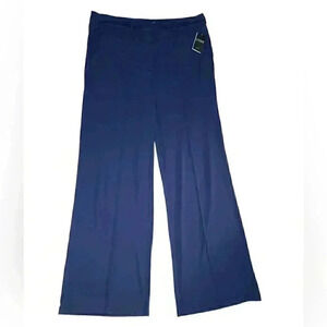 Lauren by Ralph Lauren Navy Wide Leg pants sz 16 W